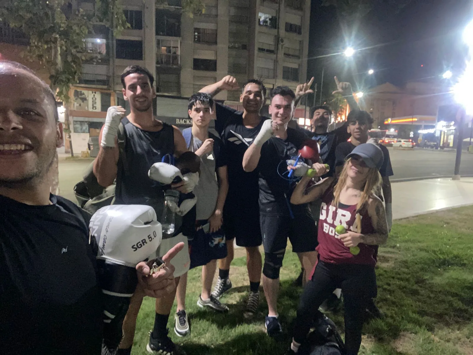 Clase grupal de Suburbia Boxx