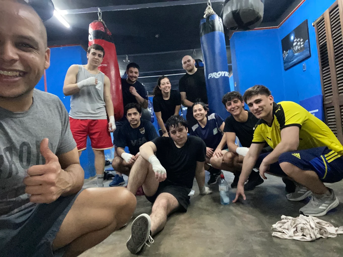 Entrenamiento del equipo de Suburbia Boxx